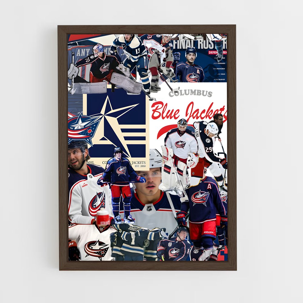 Poster Blue Jackets Legacy – affiche Hockey sur glace (vue 5)